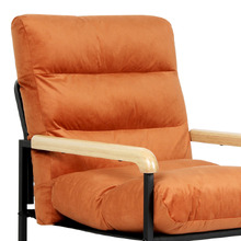 Avenel Velvet Semi-Compressed Accent Chair